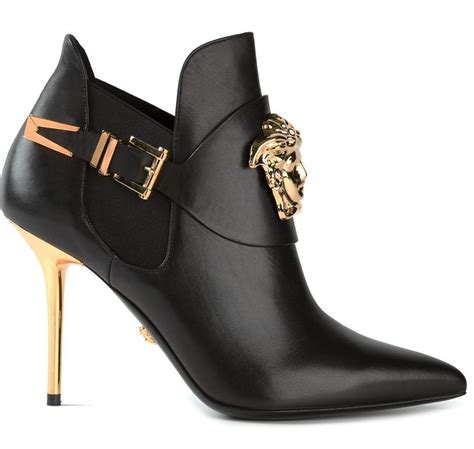 versace shoes heels|Versace heel boots.